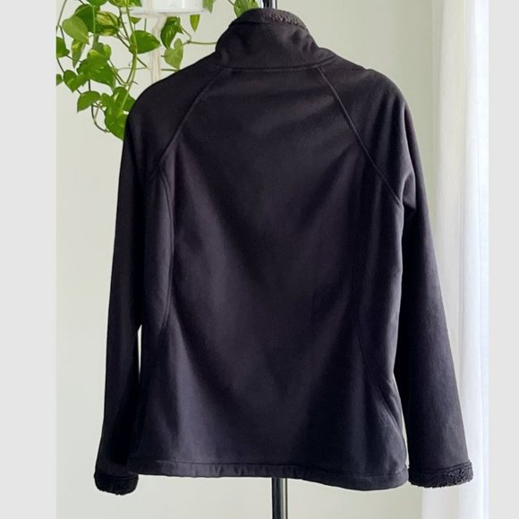 The North Face Women’s Black Faux Fur Lined Full Zip Jacket Size Medium HTF - Picture 11 of 16